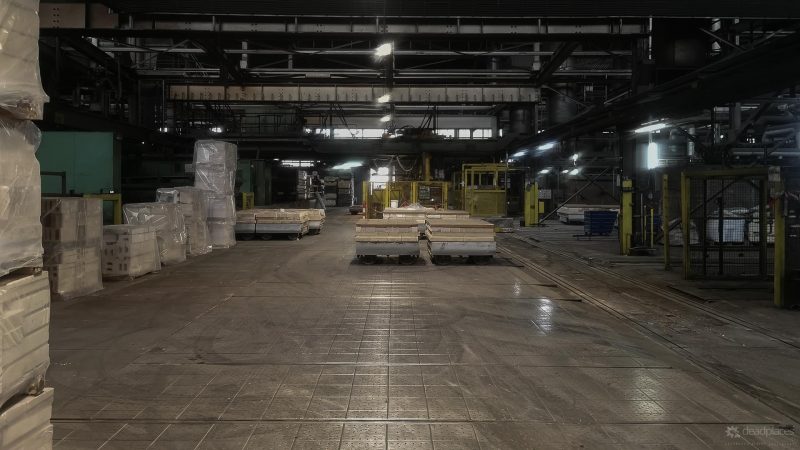 Fahrweg Schiebebuehne Pressen Hangseite